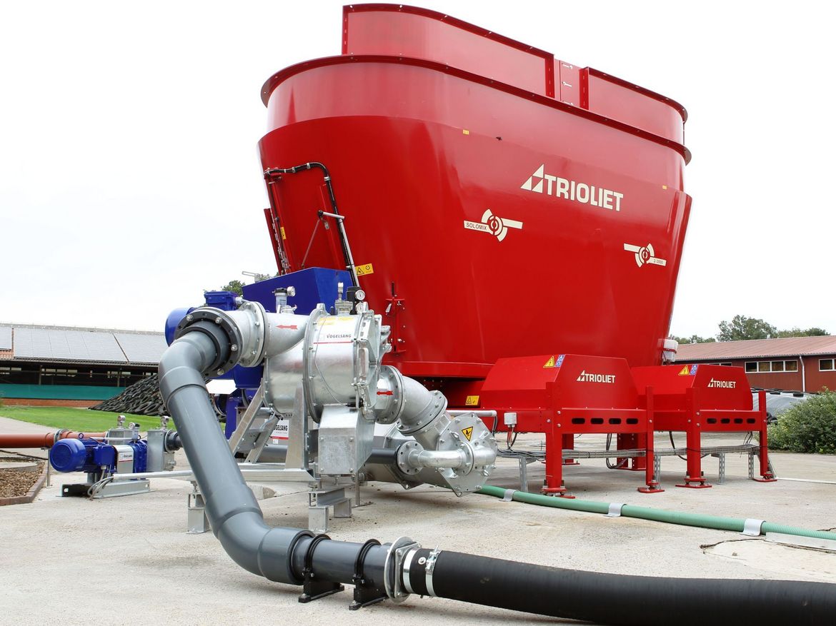 Biogas, mezclador estacionario para biogás
