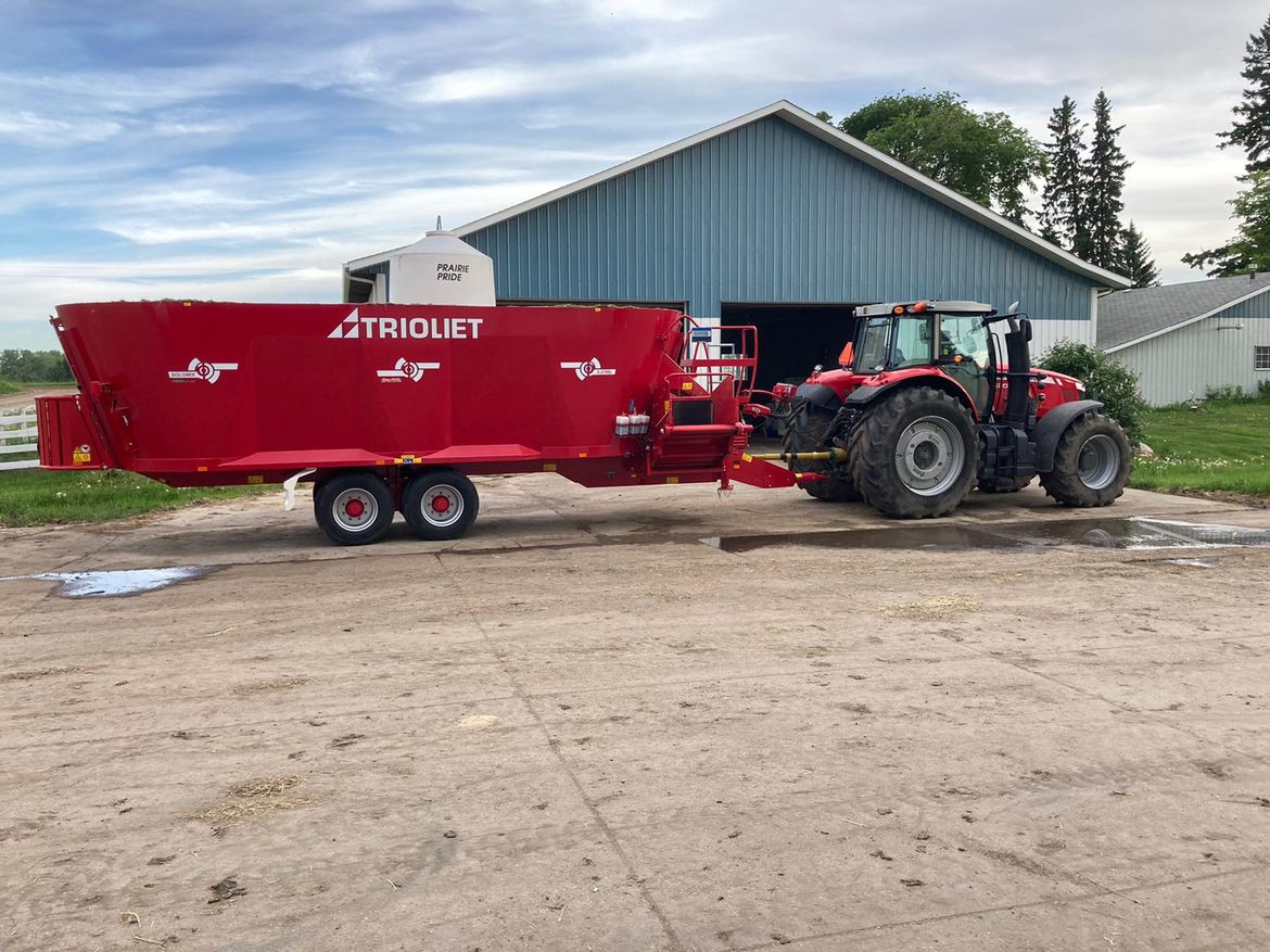 carro mezclador de alimentos agricolas